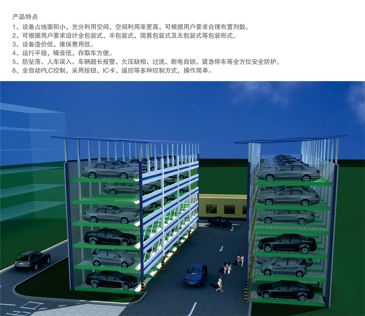 贵阳莱贝PSH6六层升降横移机械式立体停车库产品特点.jpg