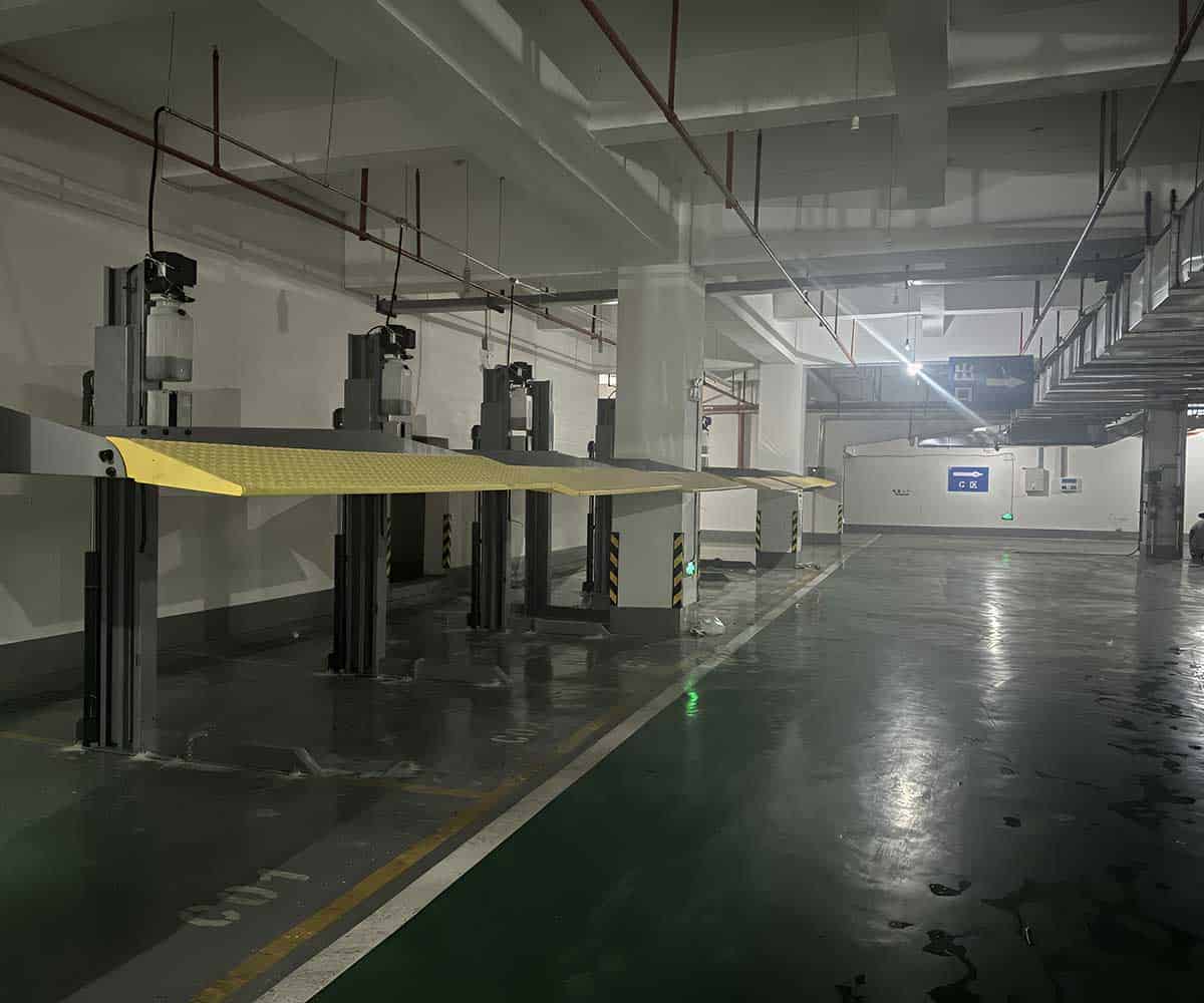 两层机械立体停车设备安装喷淋装置的可行性分析